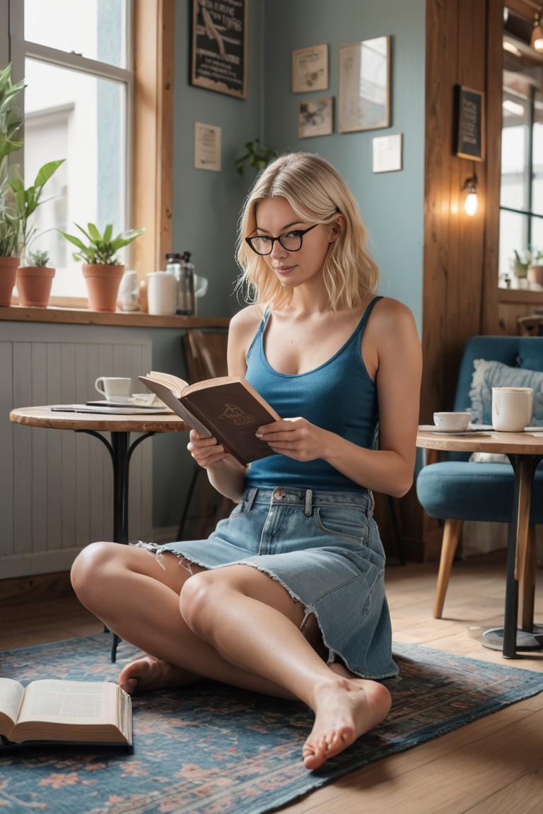 Photify AI prompt preview for Cute Bookworms pack - 240 - 2025-04-30T01:34:34.615Z