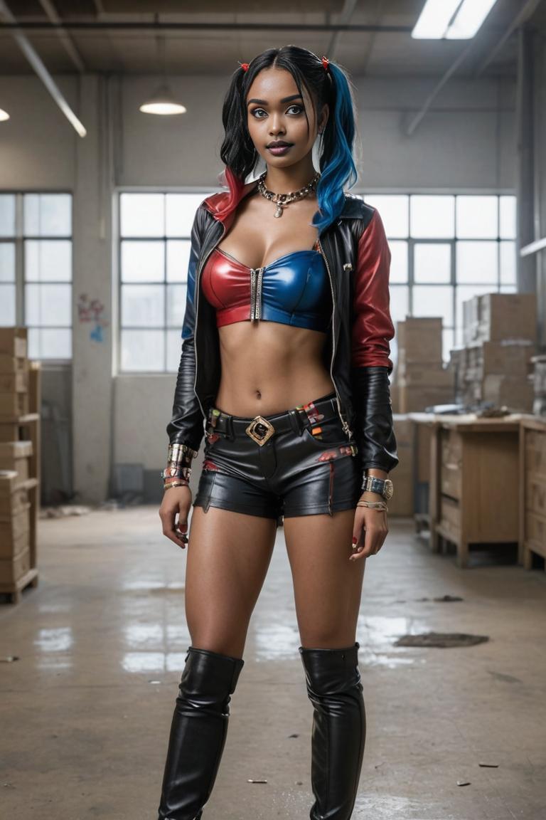 Photify AI prompt preview for Harley Quinn In Gotham pack - 240 - 2025-05-09T04:41:05.517Z