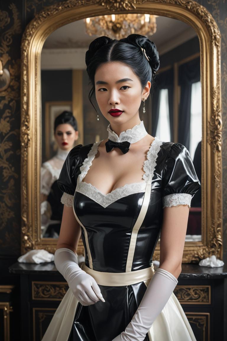 Photify AI prompt preview for Maid In Latex pack - 240 - 2025-04-18T19:54:45.210Z