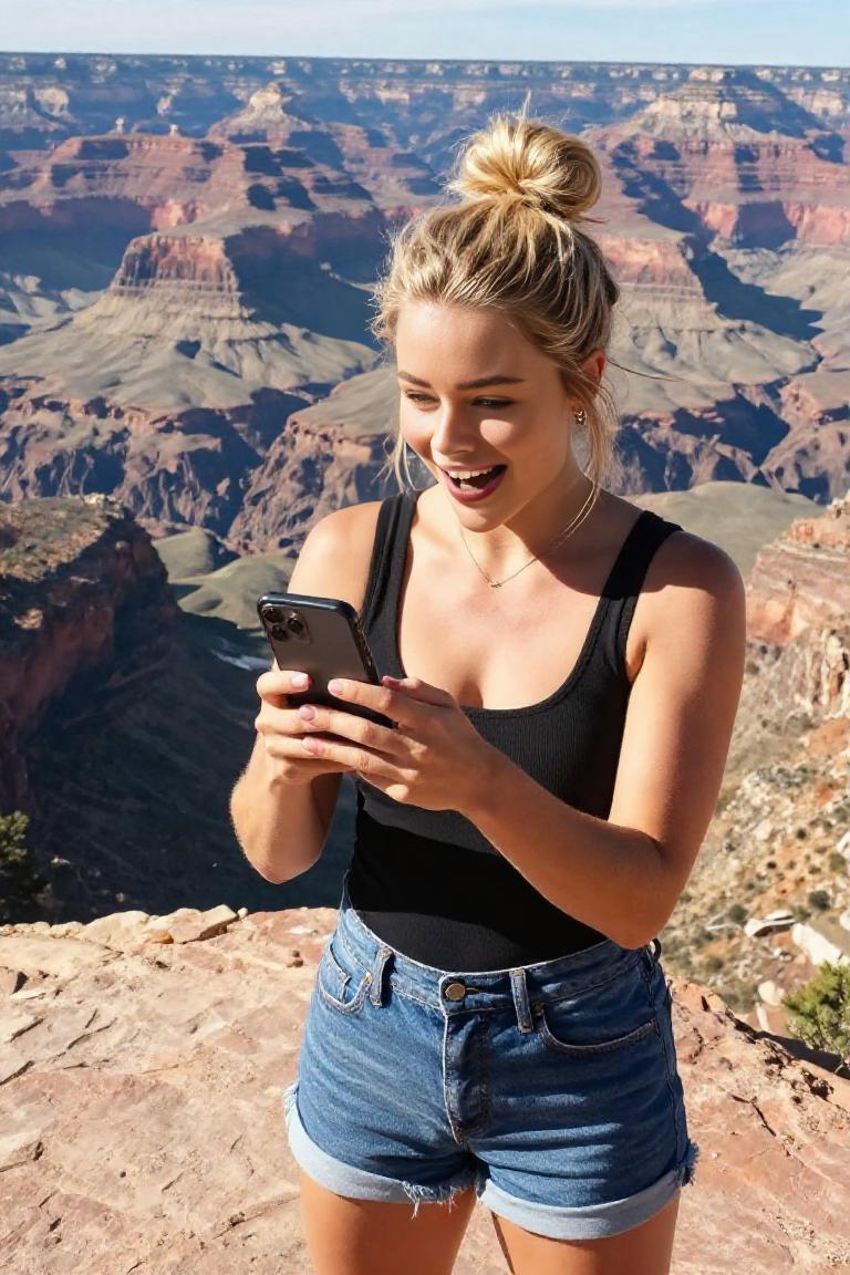 Photify AI prompt preview for Canyon Selfie pack - 240 - 2026-09-16T14:07:07.520Z