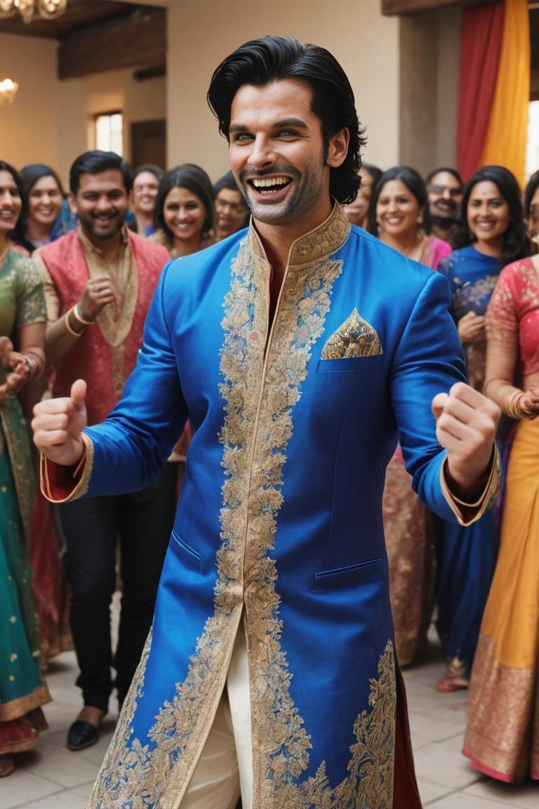 Photify AI prompt preview for Bollywood Groom pack - 240 - 2025-05-01T00:26:32.038Z