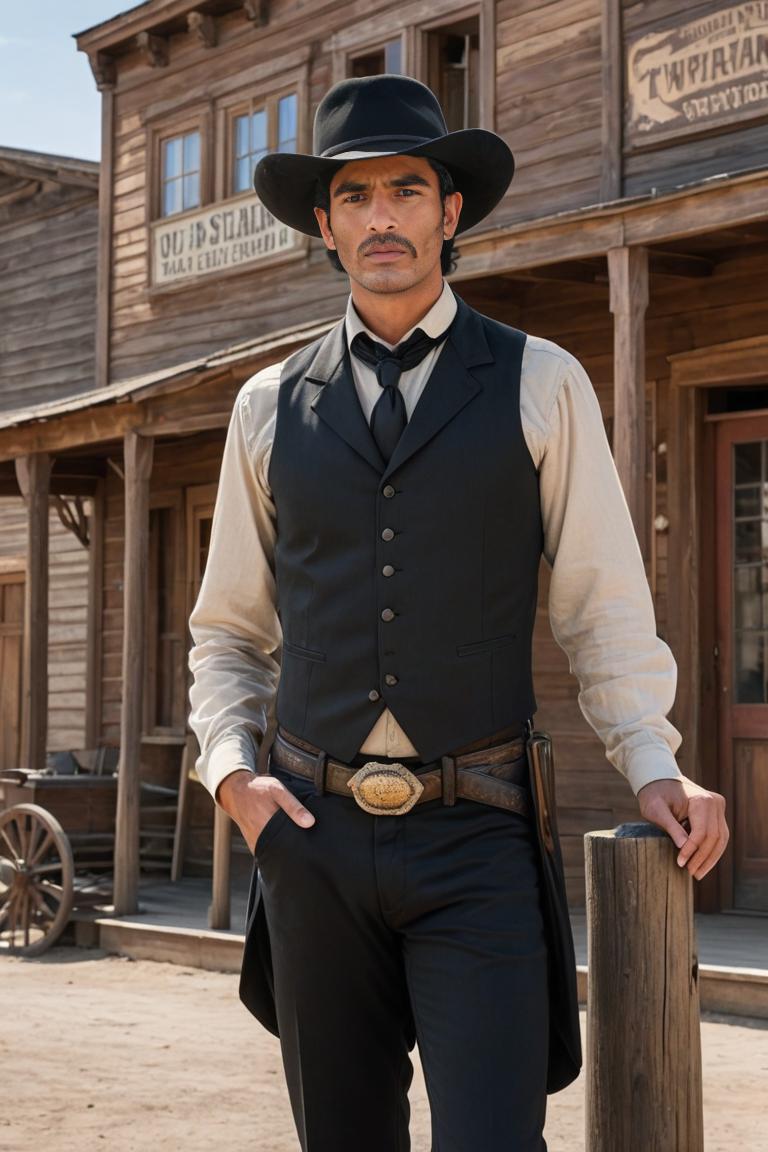 Photify AI prompt preview for Wild West Cowboy pack - 240 - 2025-05-09T07:59:22.050Z