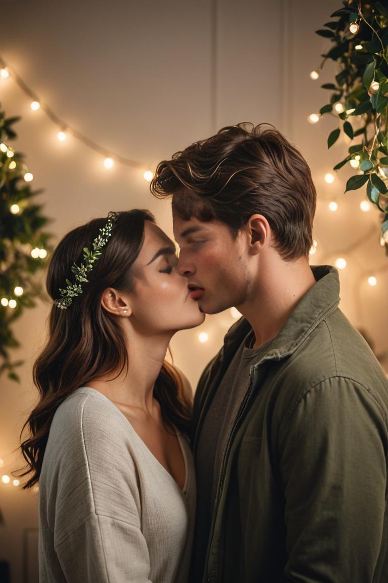 Photify AI prompt preview for Mistletoe Moments pack - 240 - 2025-08-01T11:04:35.403Z