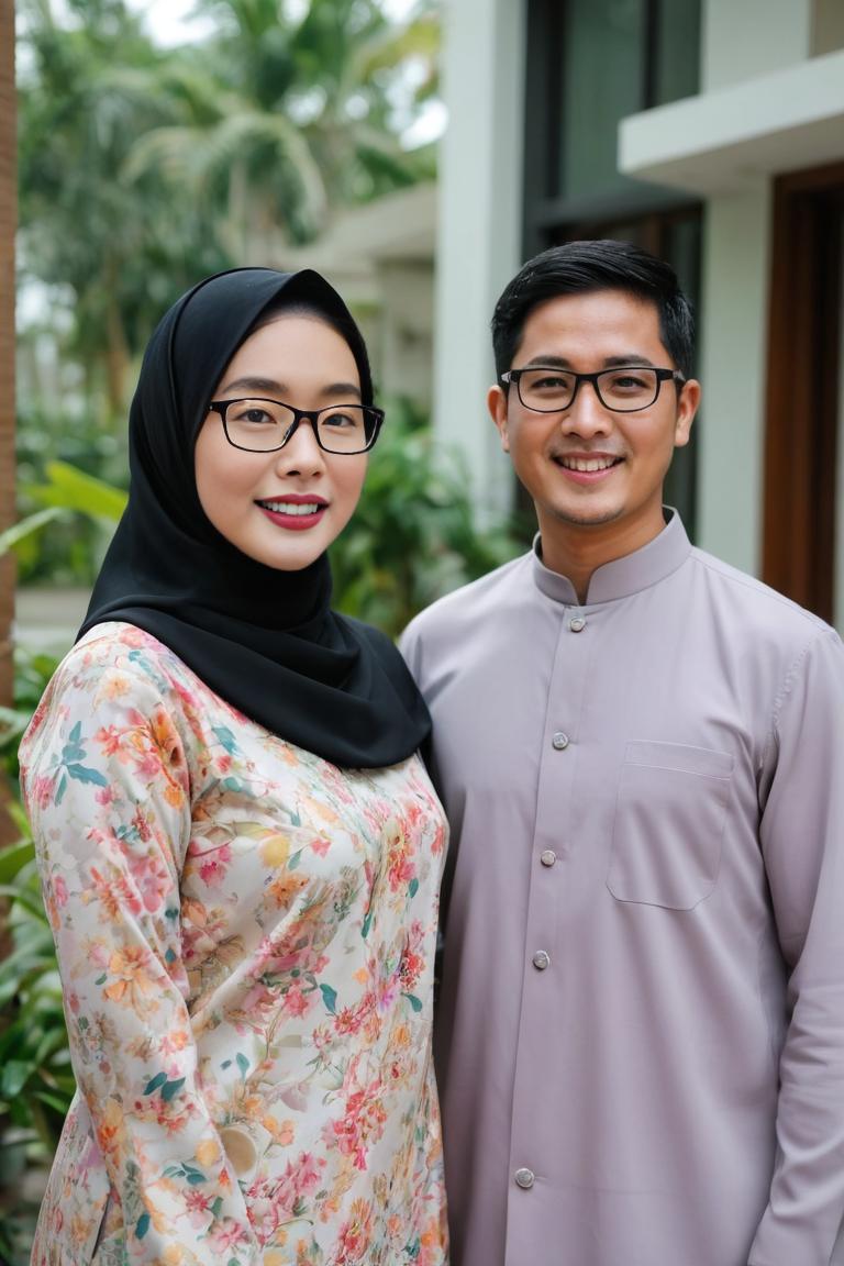 Photify AI prompt preview for Hijabi Couple pack - 240 - 2025-04-28T08:20:07.117Z