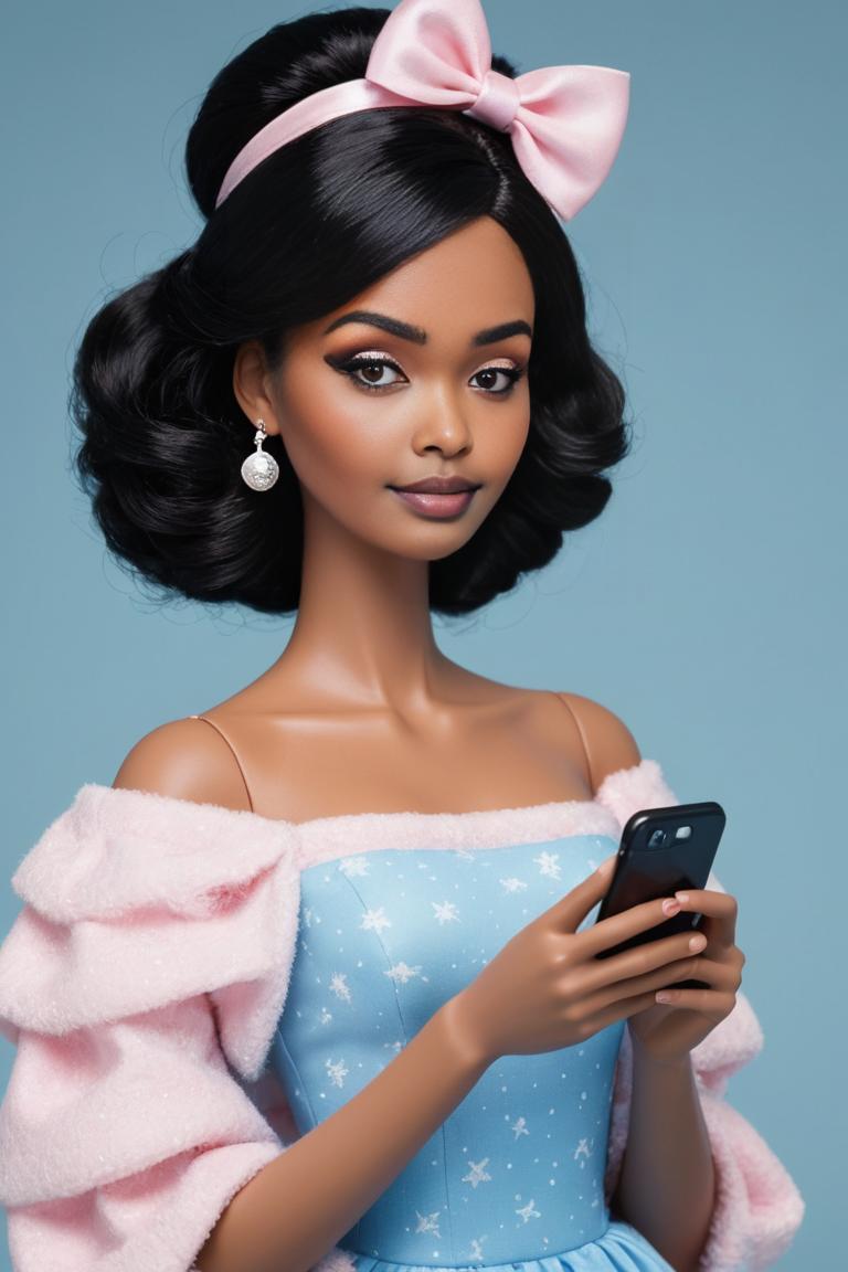 Photify AI prompt preview for Cute Barbie Doll pack - 240 - 2025-05-09T08:17:51.398Z