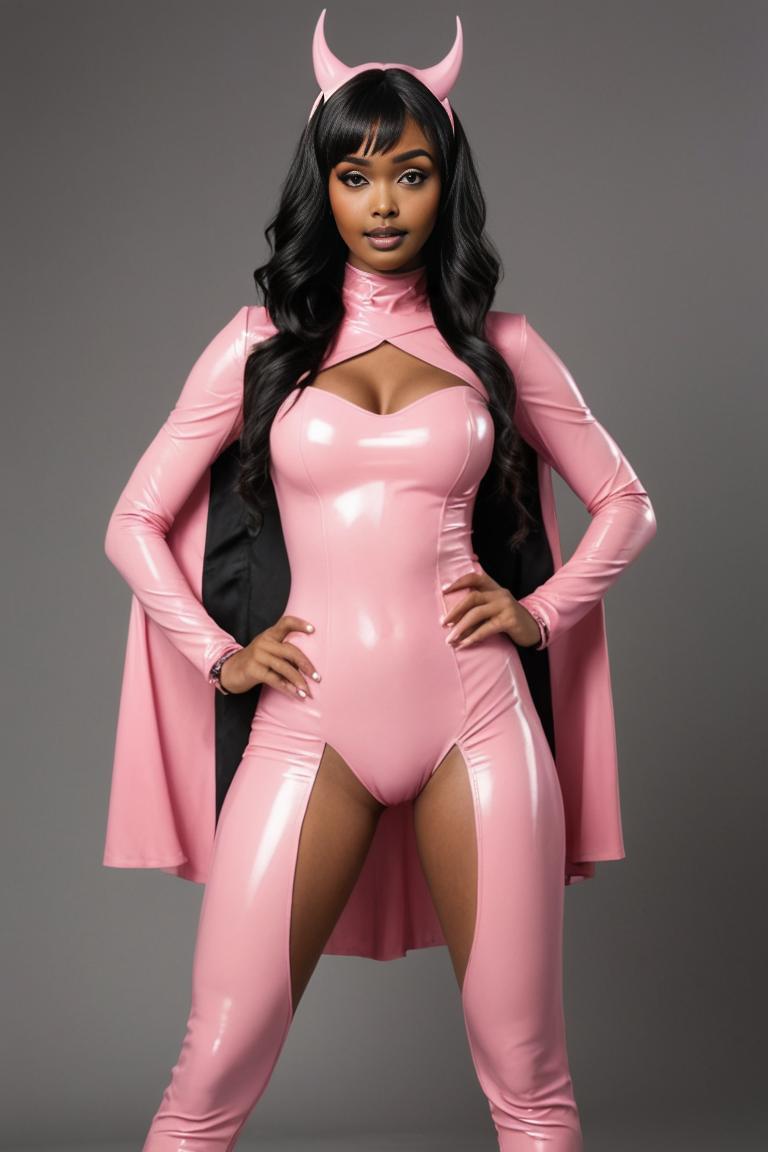 Photify AI prompt preview for Pink Latex Heroine pack - 240 - 2025-05-12T21:45:36.142Z