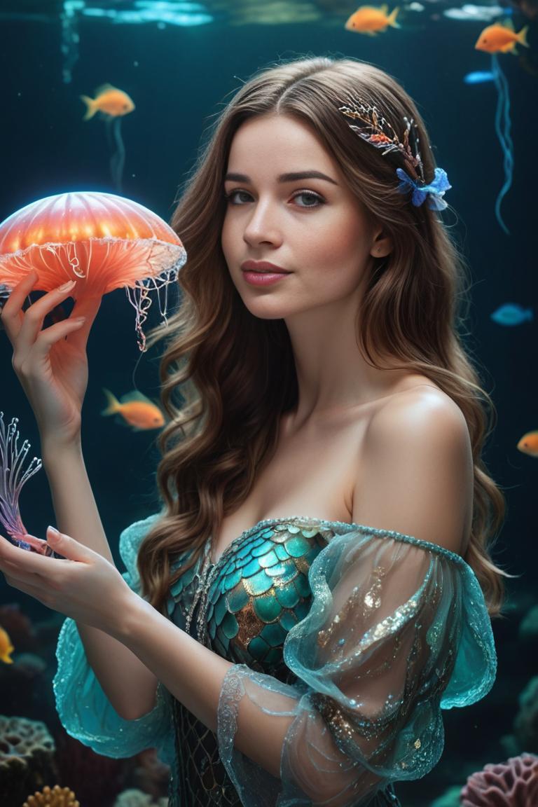 Photify AI prompt preview for Neon Mermaid Dreams pack - 240 - 2025-05-09T07:37:21.444Z