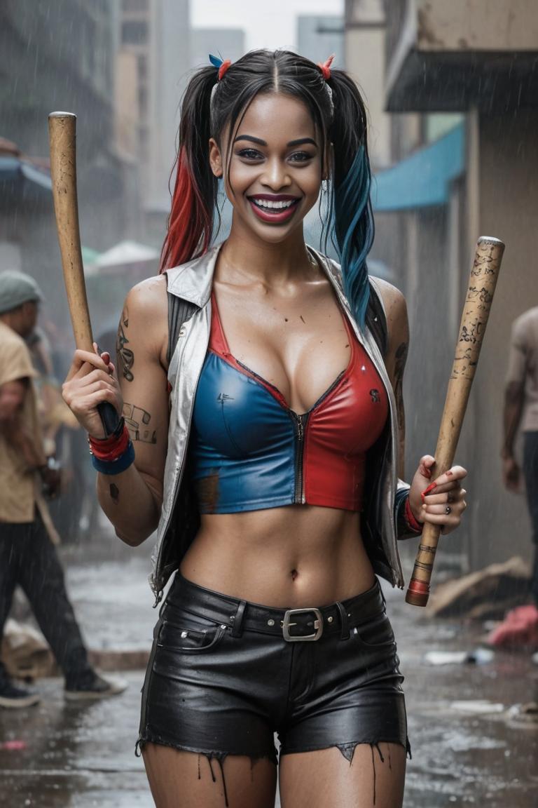 Photify AI prompt preview for Harley Quinn In Gotham pack - 240 - 2025-05-09T04:41:05.517Z