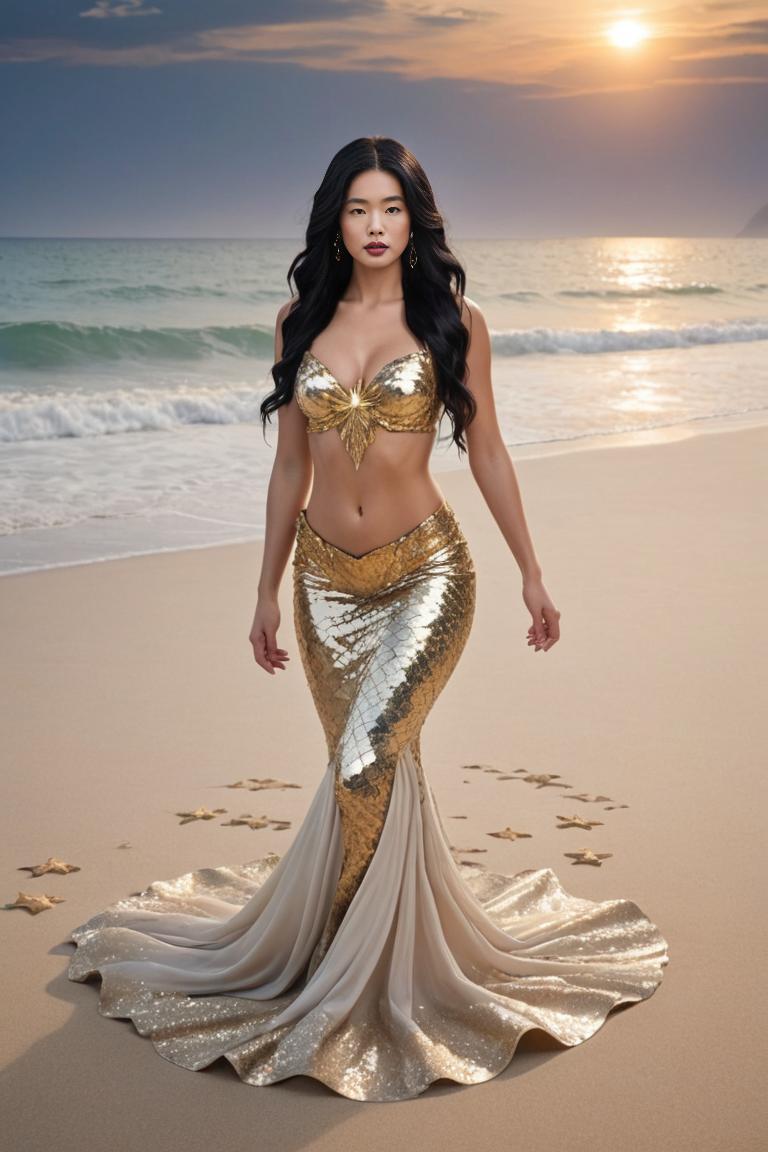 Photify AI prompt preview for Golden Van Gogh,mermaid 💫 pack - 240 - 2025-04-28T09:48:24.507Z