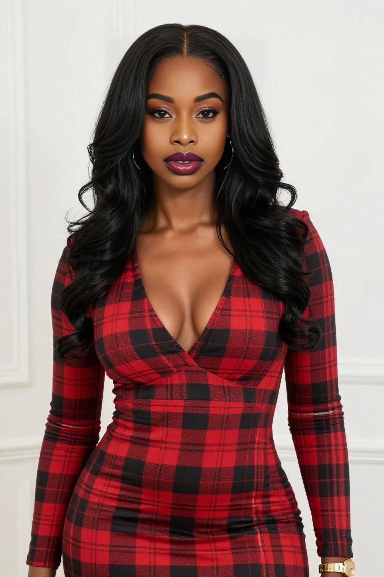 Photify AI prompt preview for Red Plaid Confidence pack - 240 - 2026-05-02T05:54:25.193Z