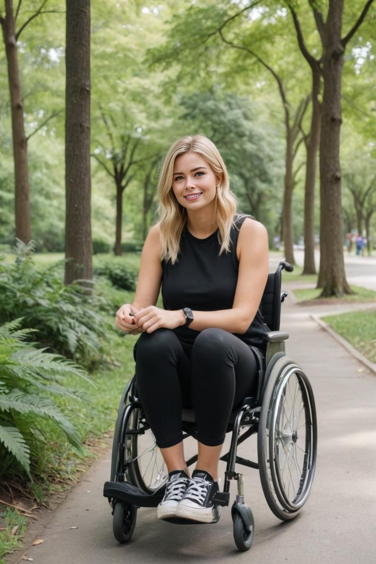 Photify AI prompt preview for Wheelchair Chic pack - 240 - 2025-05-09T08:15:44.906Z