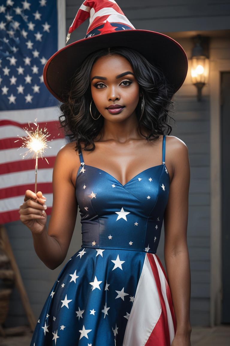 Photify AI prompt preview for Witchy 4th Of July pack - 240 - 2025-08-01T09:06:45.055Z