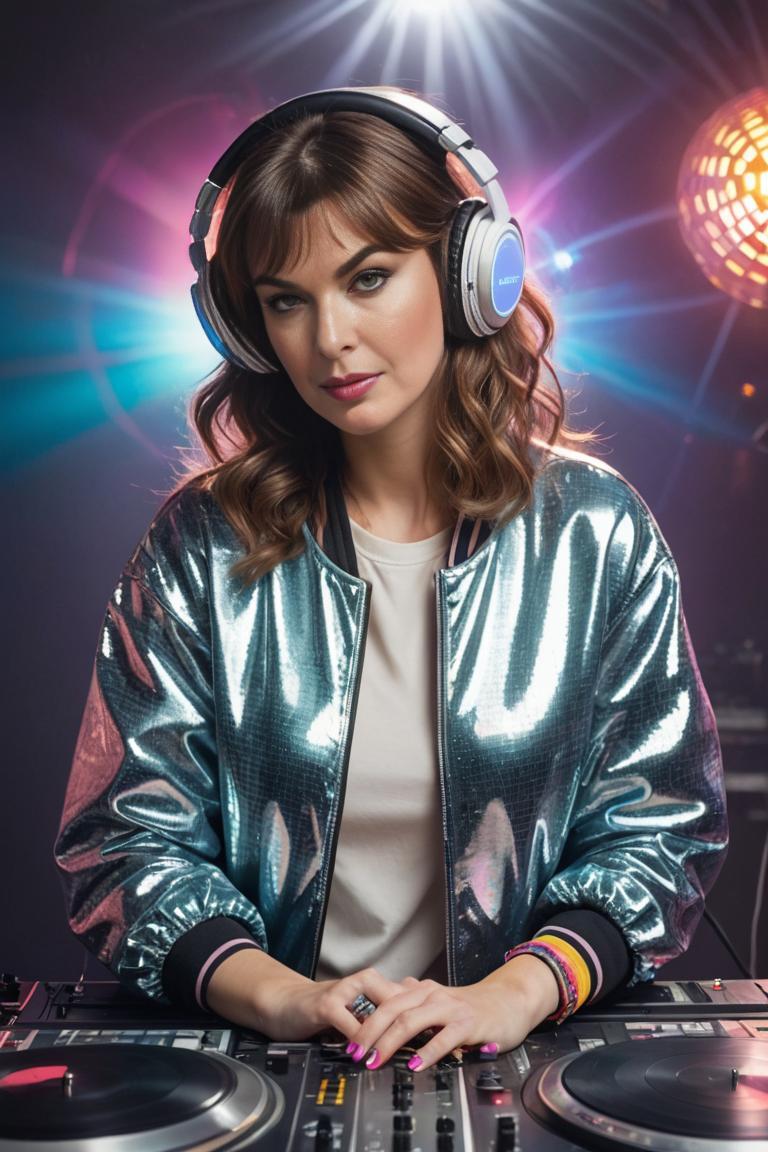 Photify AI prompt preview for Disco Dj Vibes pack - 240 - 2025-07-21T08:44:46.529Z