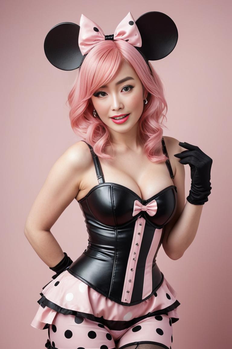 Photify AI prompt preview for Minnie Glam pack - 240 - 2025-05-09T07:23:19.045Z