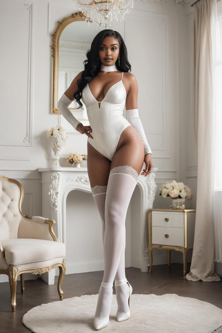 Photify AI prompt preview for White Latex Fantasy pack - 240 - 2025-05-30T23:42:22.180Z