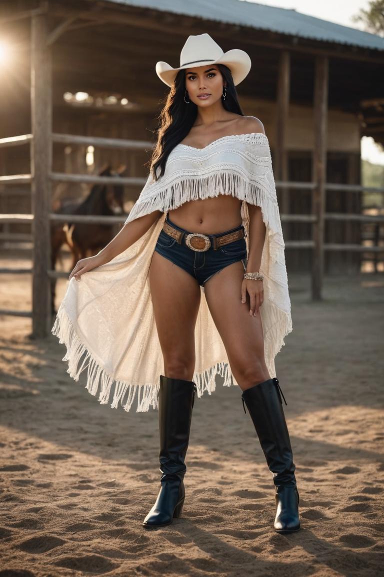 Photify AI prompt preview for Cowgirl Style pack - 240 - 2025-05-31T00:28:27.837Z