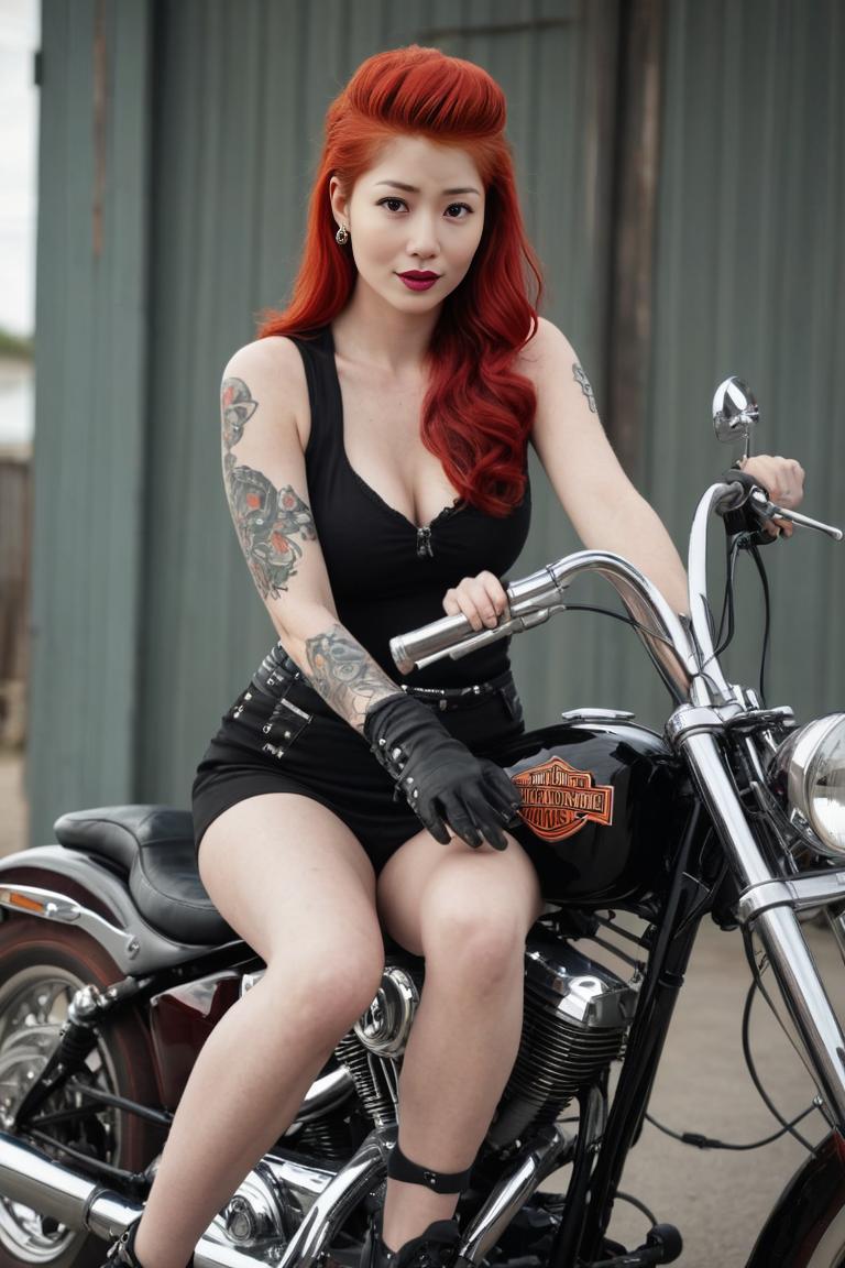 Photify AI prompt preview for Ladies Of Harley pack - 240 - 2025-05-09T04:55:30.113Z