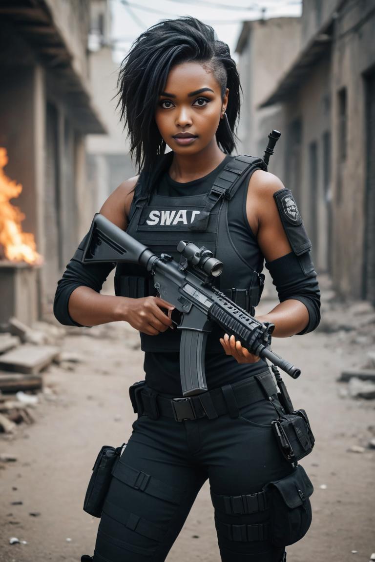 Photify AI prompt preview for Swat Girl pack - 240 - 2025-04-18T19:19:27.672Z