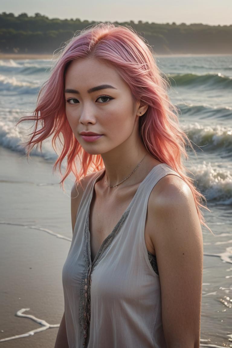 Photify AI prompt preview for Ethereal Beach Muse pack - 240 - 2025-04-18T19:00:39.096Z