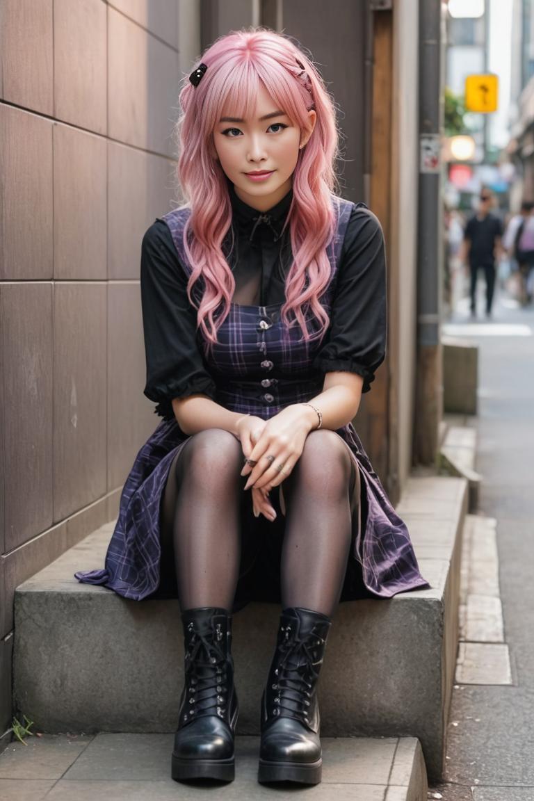 Photify AI prompt preview for Gothic Harajuku pack - 240 - 2025-04-26T17:03:37.671Z