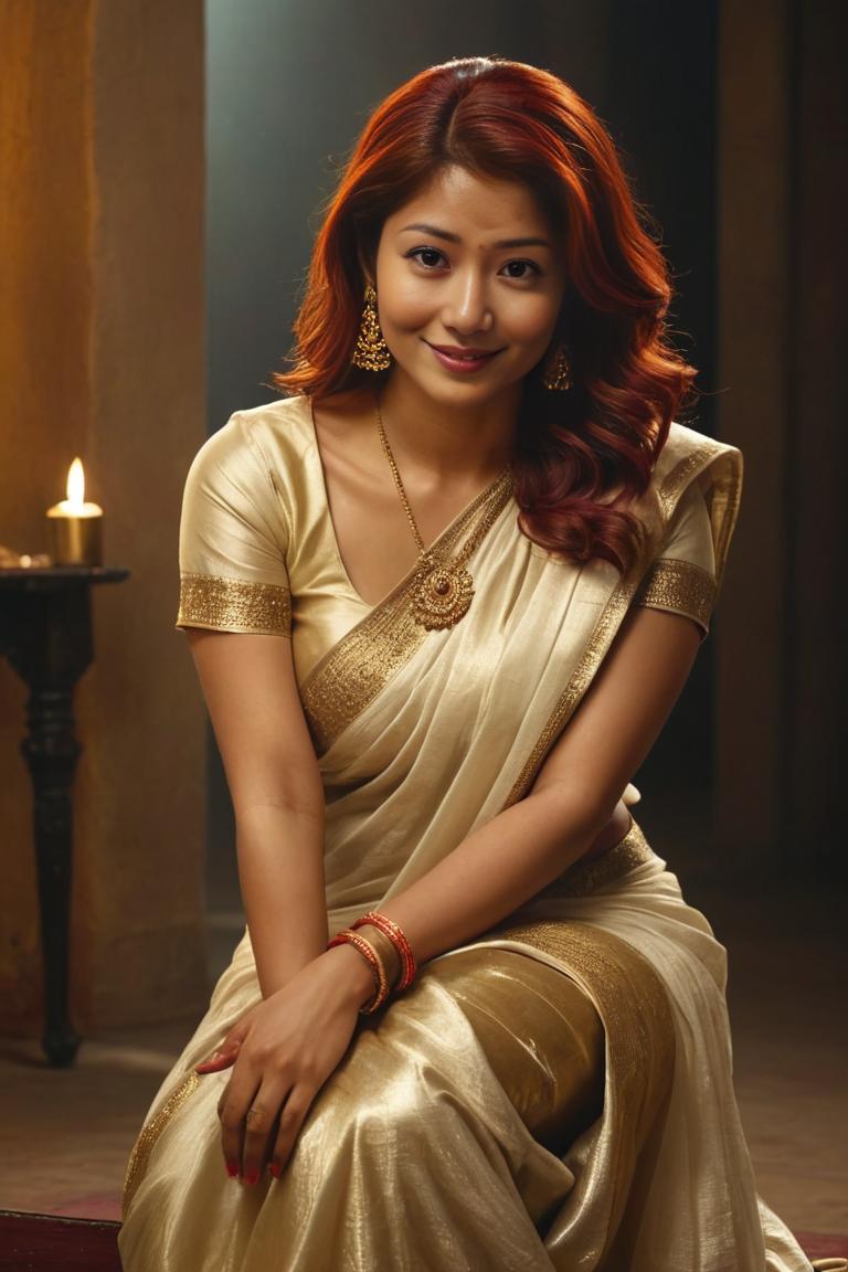 Photify AI prompt preview for Saree Flirty pack - 240 - 2025-05-09T04:33:58.119Z