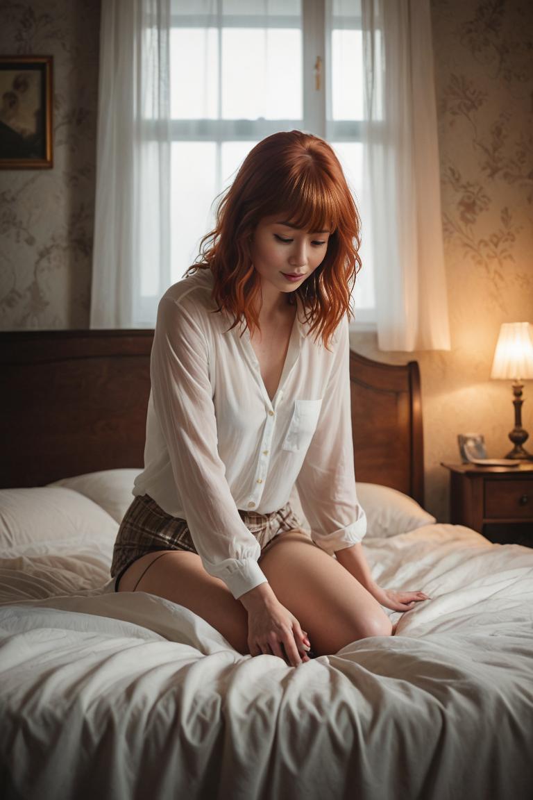 Photify AI prompt preview for Vintage Sheer Boudoir pack - 240 - 2025-05-31T00:29:30.603Z