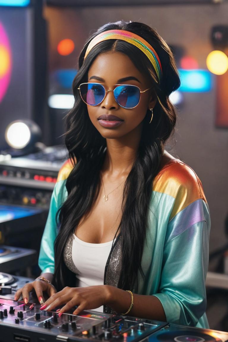 Photify AI prompt preview for Disco Dj Vibes pack - 240 - 2025-07-21T08:44:46.529Z