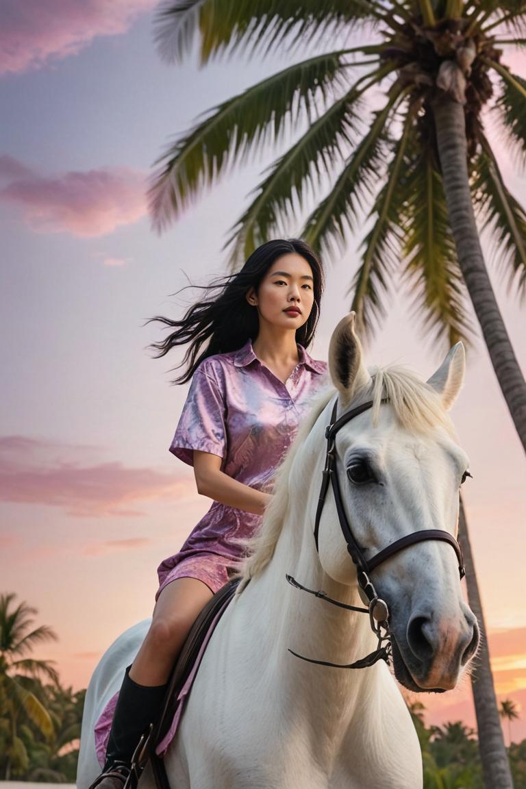 Photify AI prompt preview for Sunset Horseback pack - 240 - 2025-07-07T22:41:59.691Z