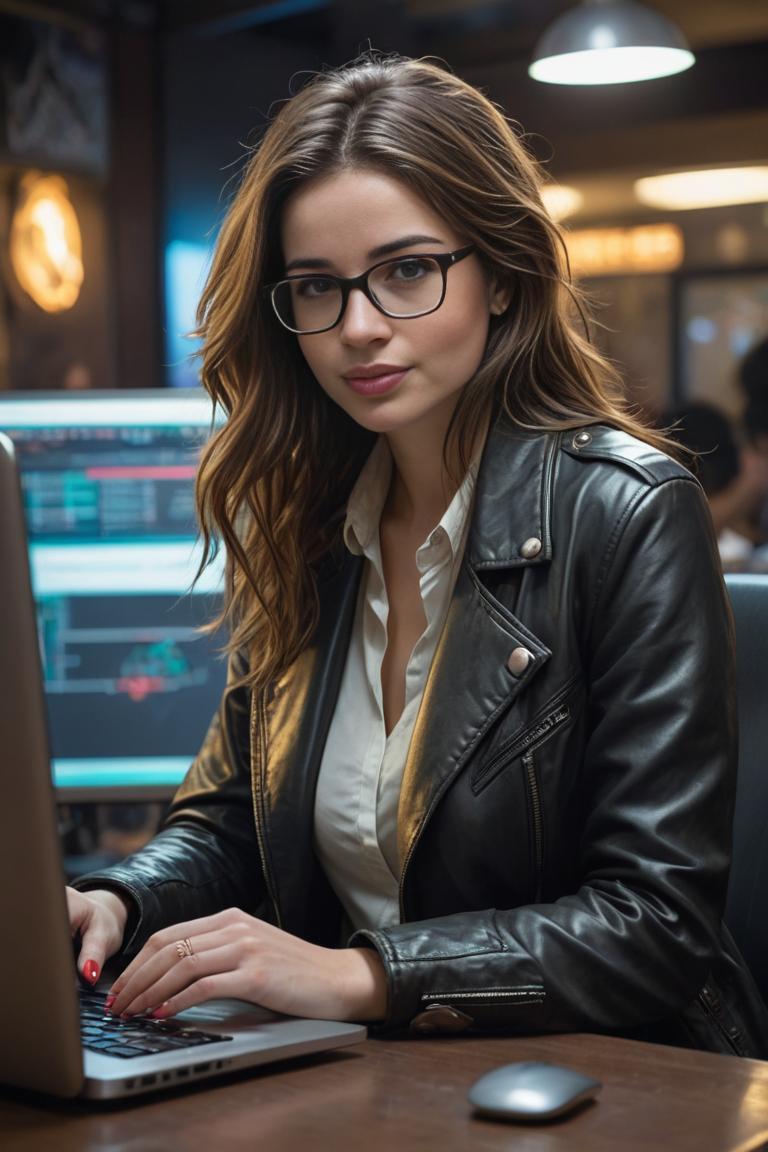 Photify AI prompt preview for Bespectacled Beauties pack - 240 - 2025-05-09T05:10:50.932Z