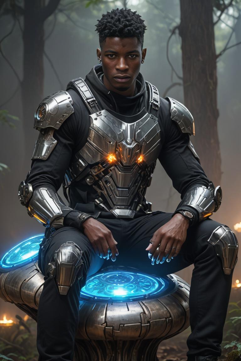Photify AI prompt preview for Cyborg Fantasy pack - 240 - 2025-04-30T23:33:42.682Z
