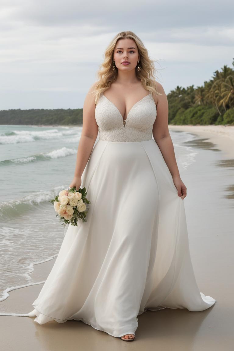 Photify AI prompt preview for Plus Size Wedding pack - 240 - 2025-04-21T15:05:04.312Z