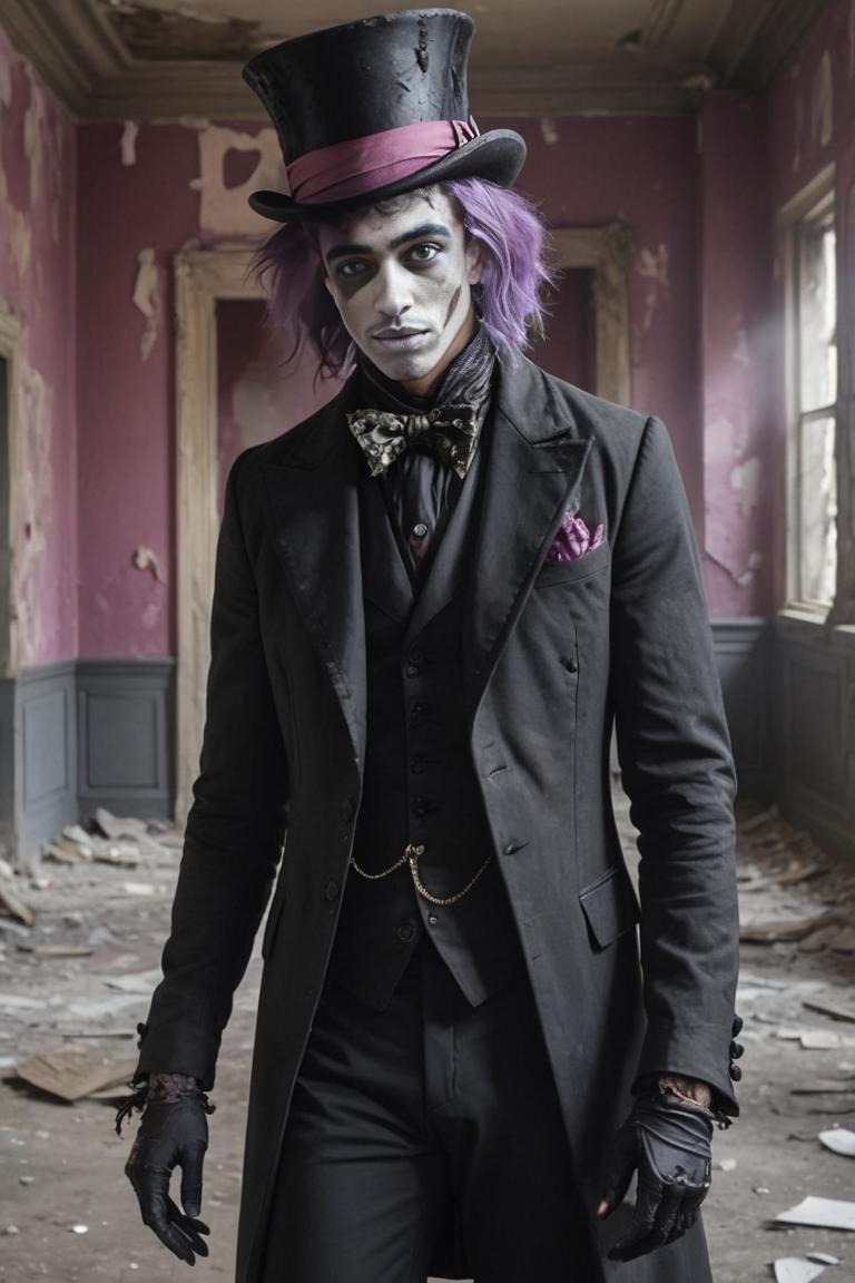 Photify AI prompt preview for Zombie Hatter pack - 240 - 2025-08-01T08:13:42.330Z