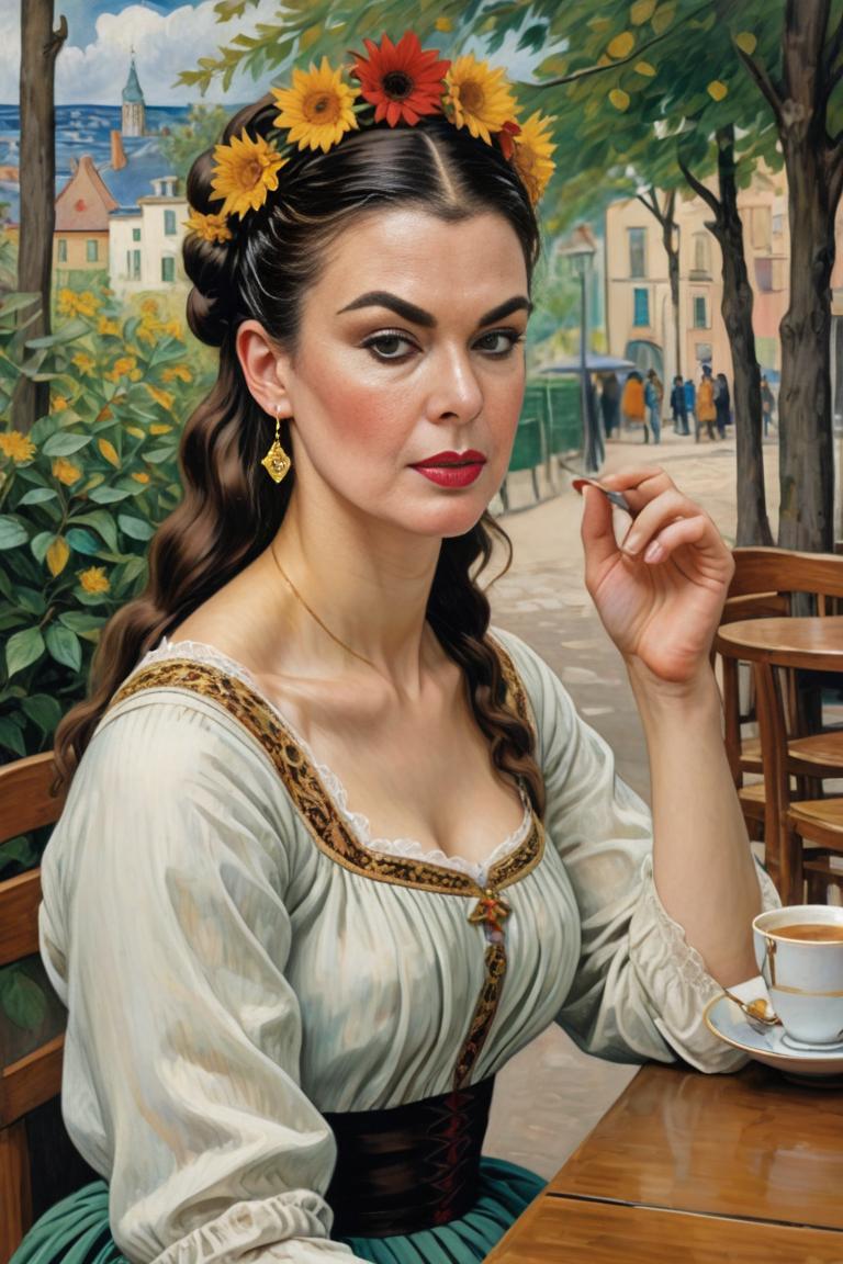 Photify AI prompt preview for Frida Kahlo2🏵️🌸🌼 pack - 240 - 2025-05-31T00:10:04.093Z