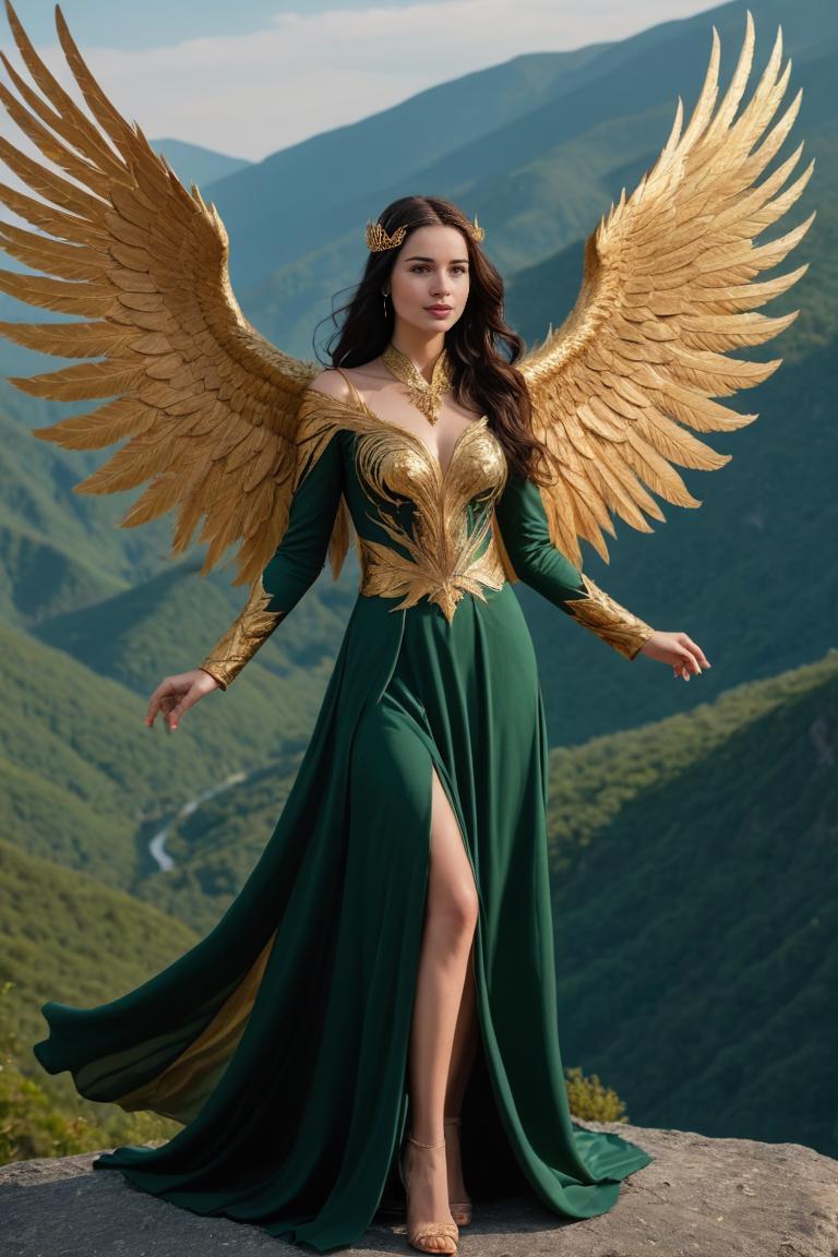 Photify AI prompt preview for Woman Golden Phoenix pack - 240 - 2025-05-09T08:34:57.804Z