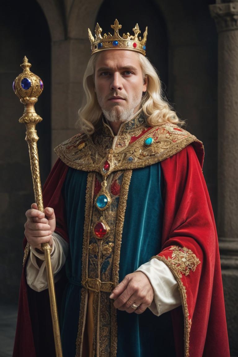 Photify AI prompt preview for Medieval King pack - 240 - 2025-04-19T01:14:31.564Z