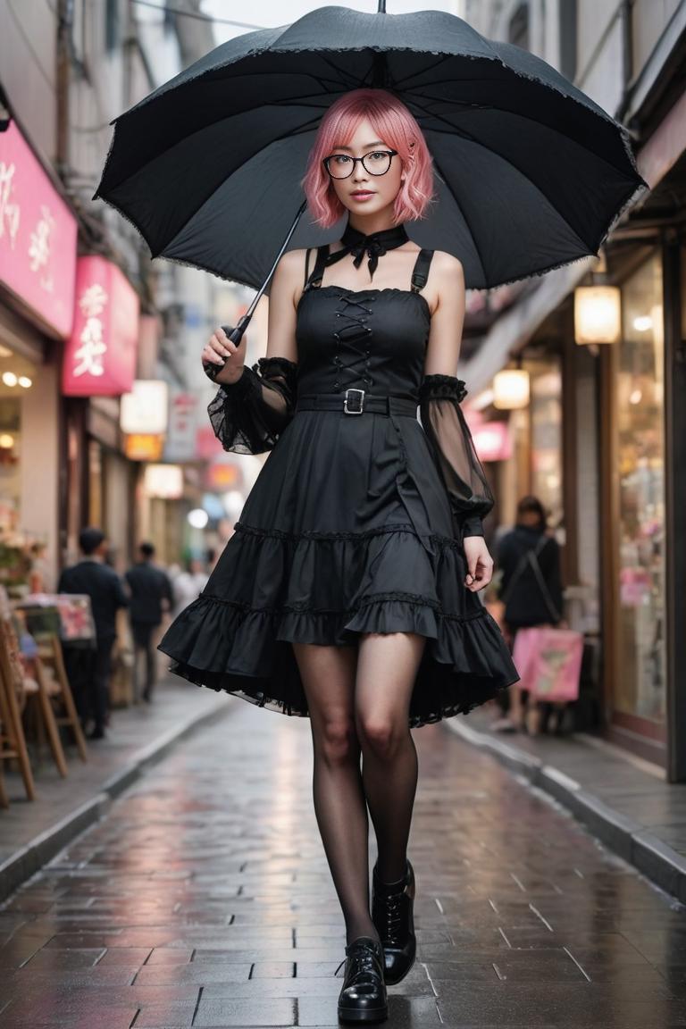 Photify AI prompt preview for Gothic Harajuku pack - 240 - 2025-04-26T17:03:37.671Z