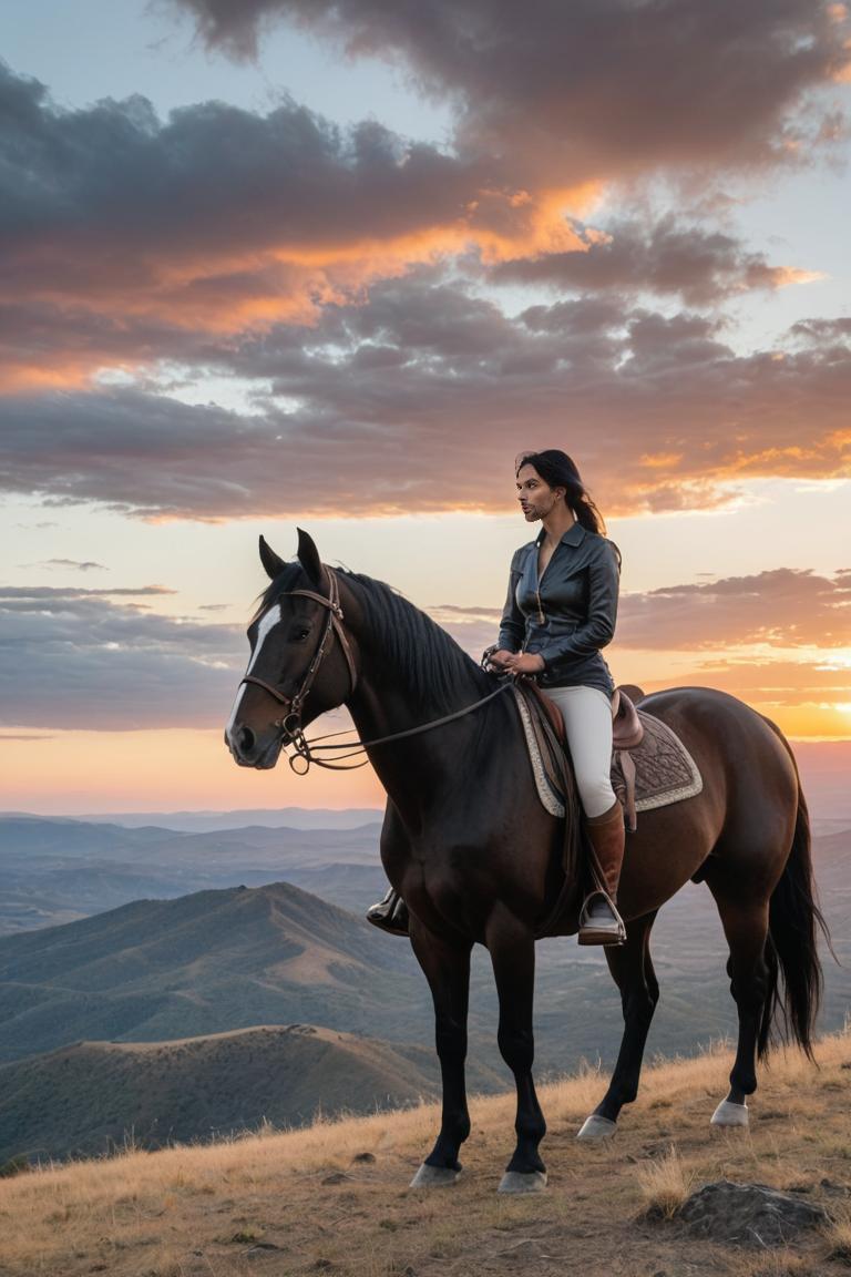 Photify AI prompt preview for Sunset Rides pack - 240 - 2025-04-28T02:14:43.544Z