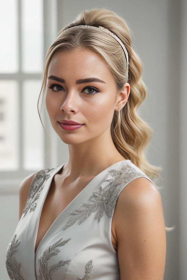 Photify AI prompt preview for Ponytail/hairband pack - 240 - 2025-05-09T08:27:50.240Z