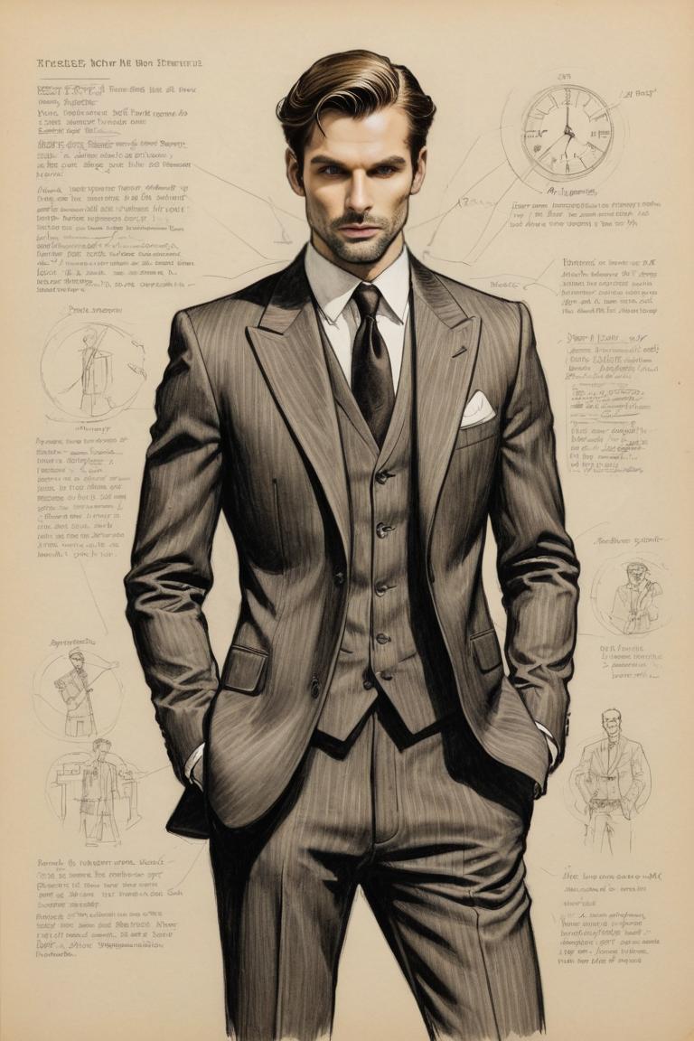 Photify AI prompt preview for Art Deco Male pack - 240 - 2025-05-31T00:32:36.956Z