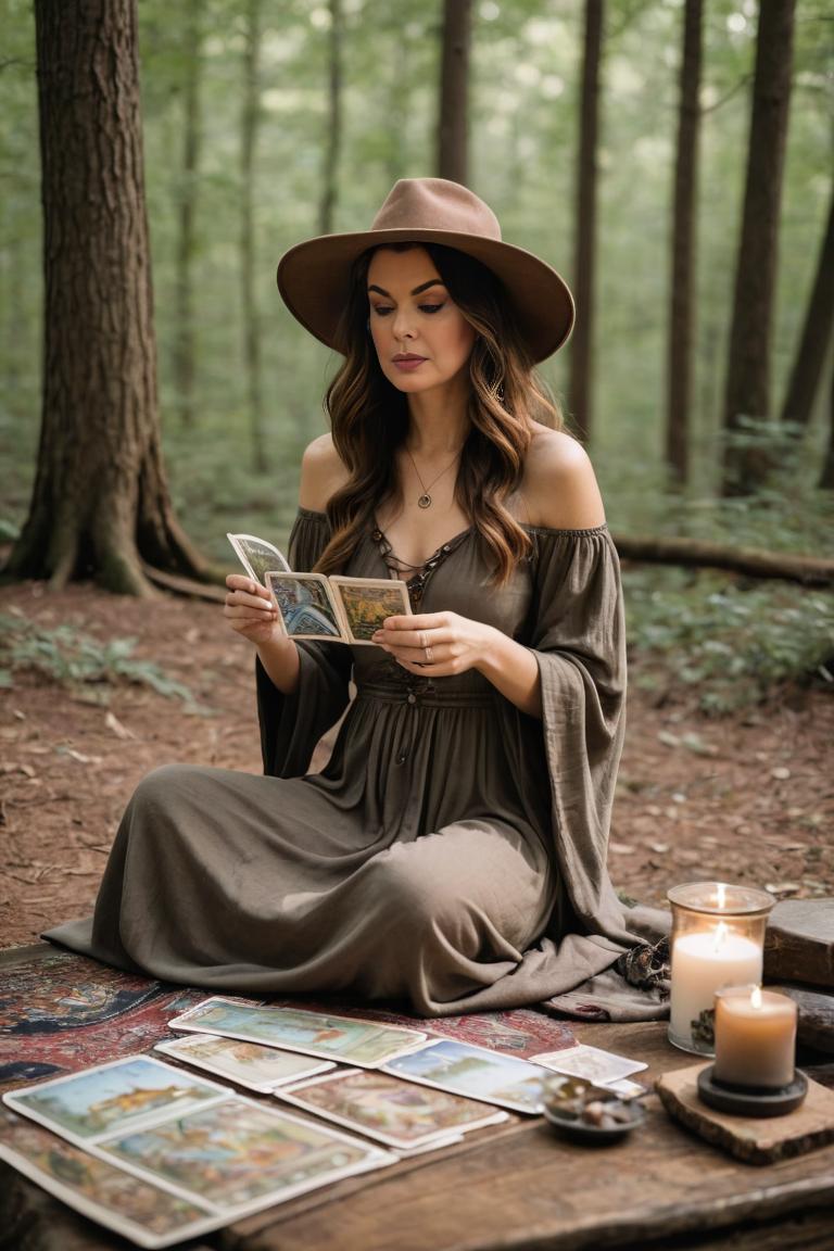 Photify AI prompt preview for Woman Tarot Read pack - 240 - 2025-05-31T00:33:40.072Z
