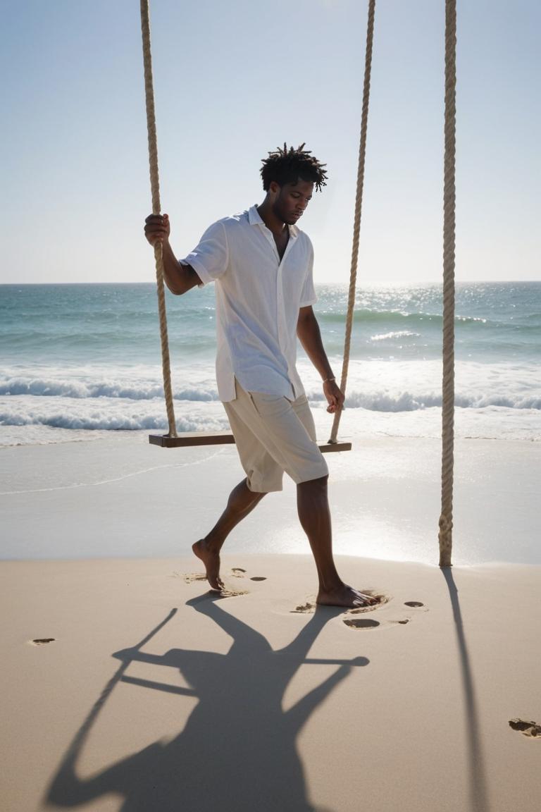 Photify AI prompt preview for Beach Swing Serenity pack - 240 - 2025-06-30T23:09:27.830Z
