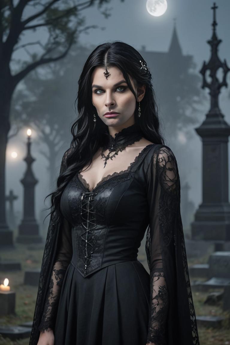Photify AI prompt preview for Gothic Sorceress pack - 240 - 2025-07-12T06:56:50.655Z