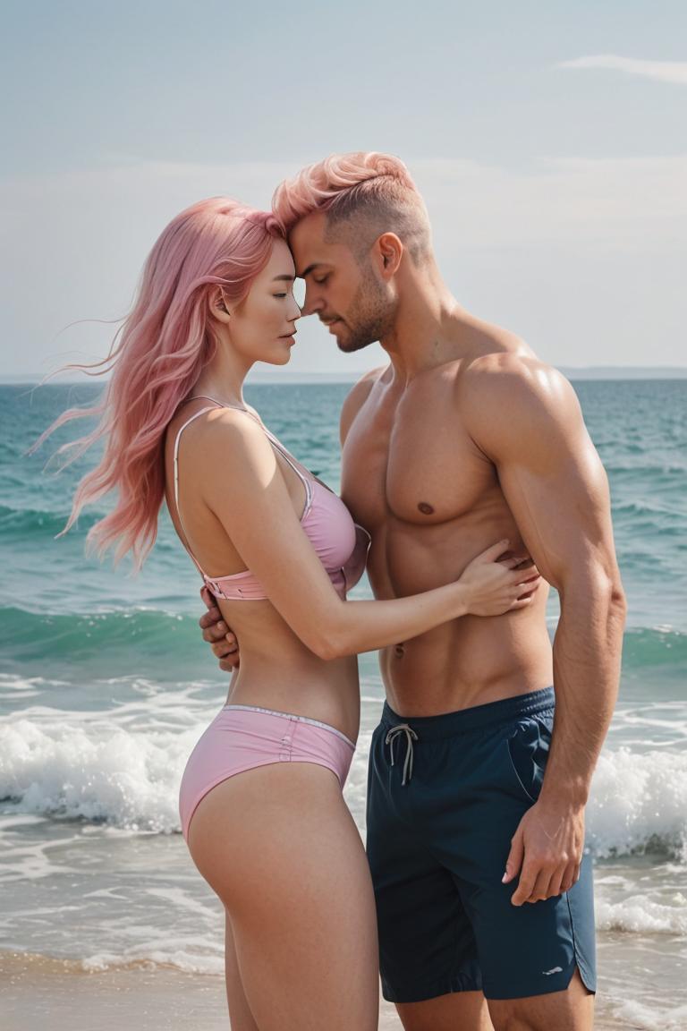 Photify AI prompt preview for Couple At The Beach pack - 240 - 2025-05-24T22:31:36.890Z