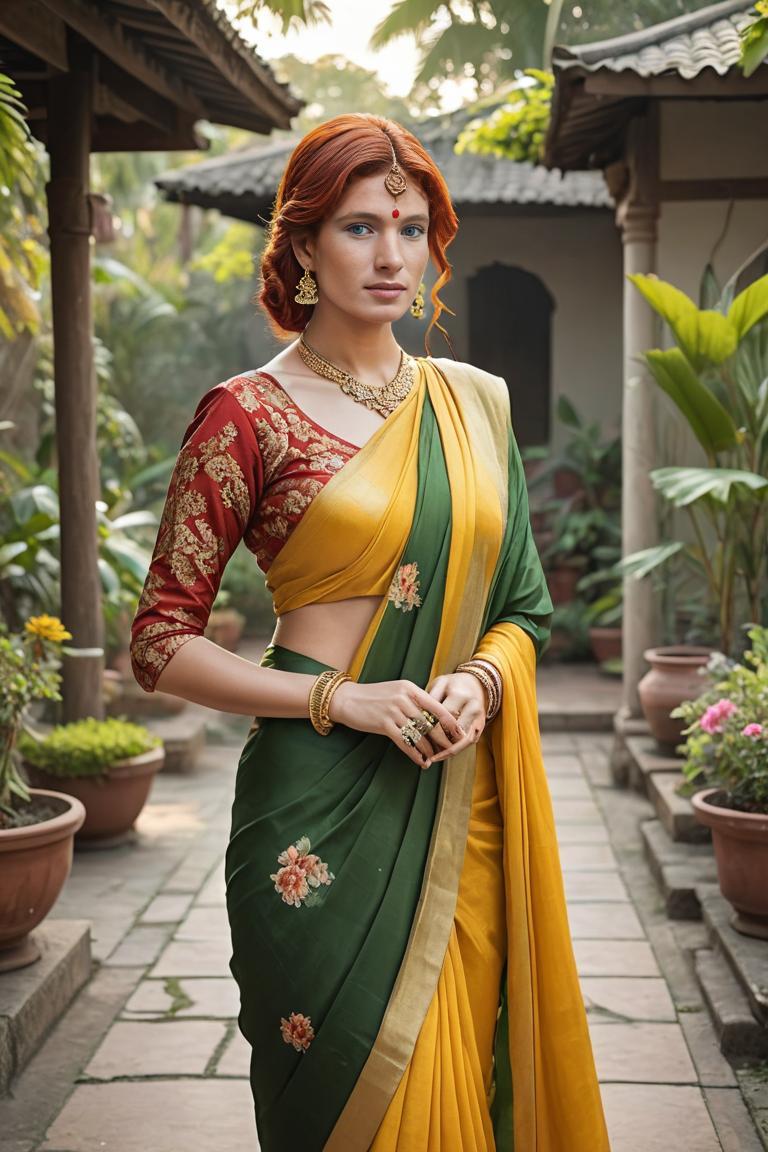 Photify AI prompt preview for Saree Glam pack - 240 - 2025-04-28T02:35:43.916Z