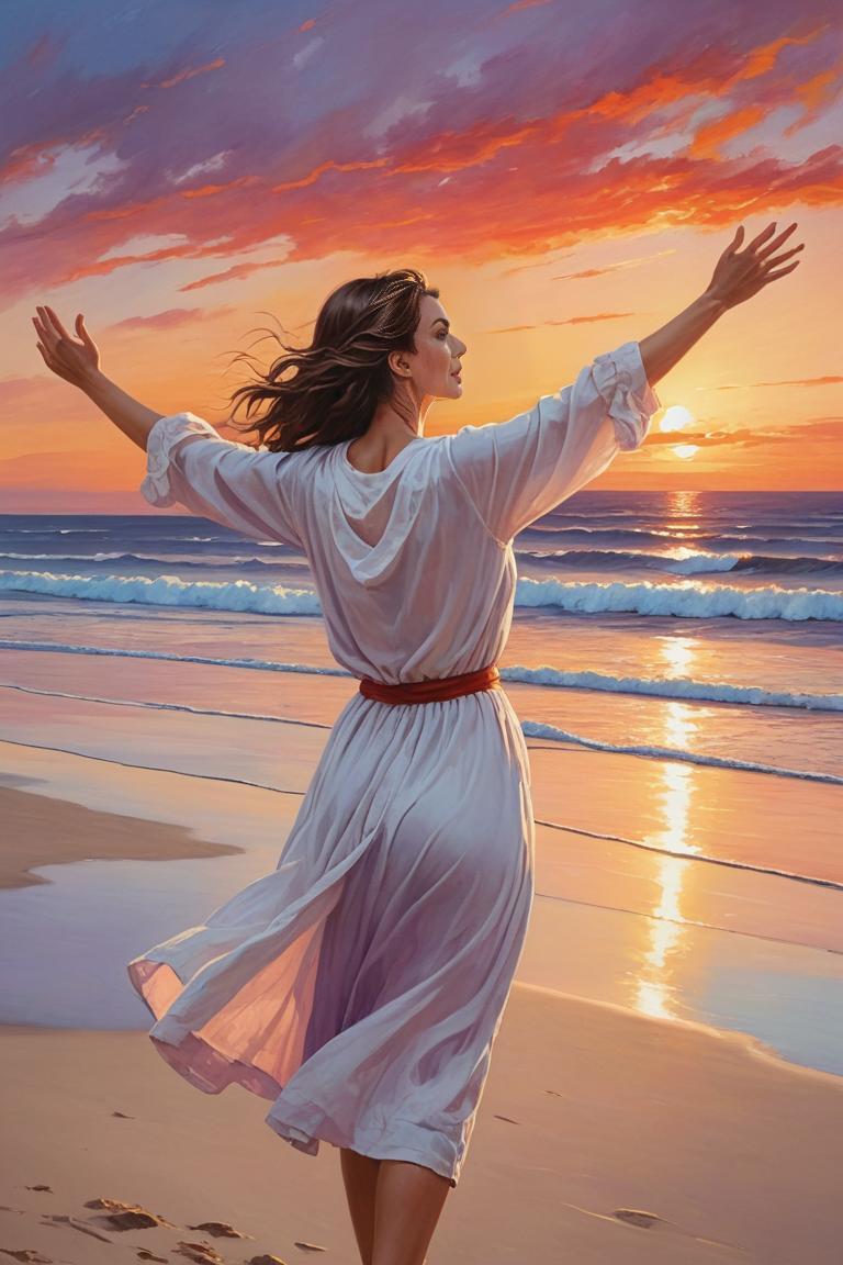 Photify AI prompt preview for Beach Sunset Worship pack - 240 - 2025-05-31T00:31:33.377Z