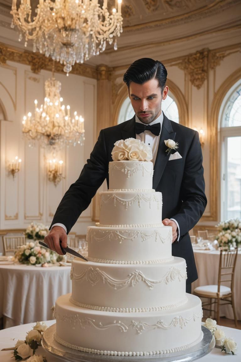 Photify AI prompt preview for Wedding Cake Moments pack - 240 - 2025-04-18T19:23:57.427Z