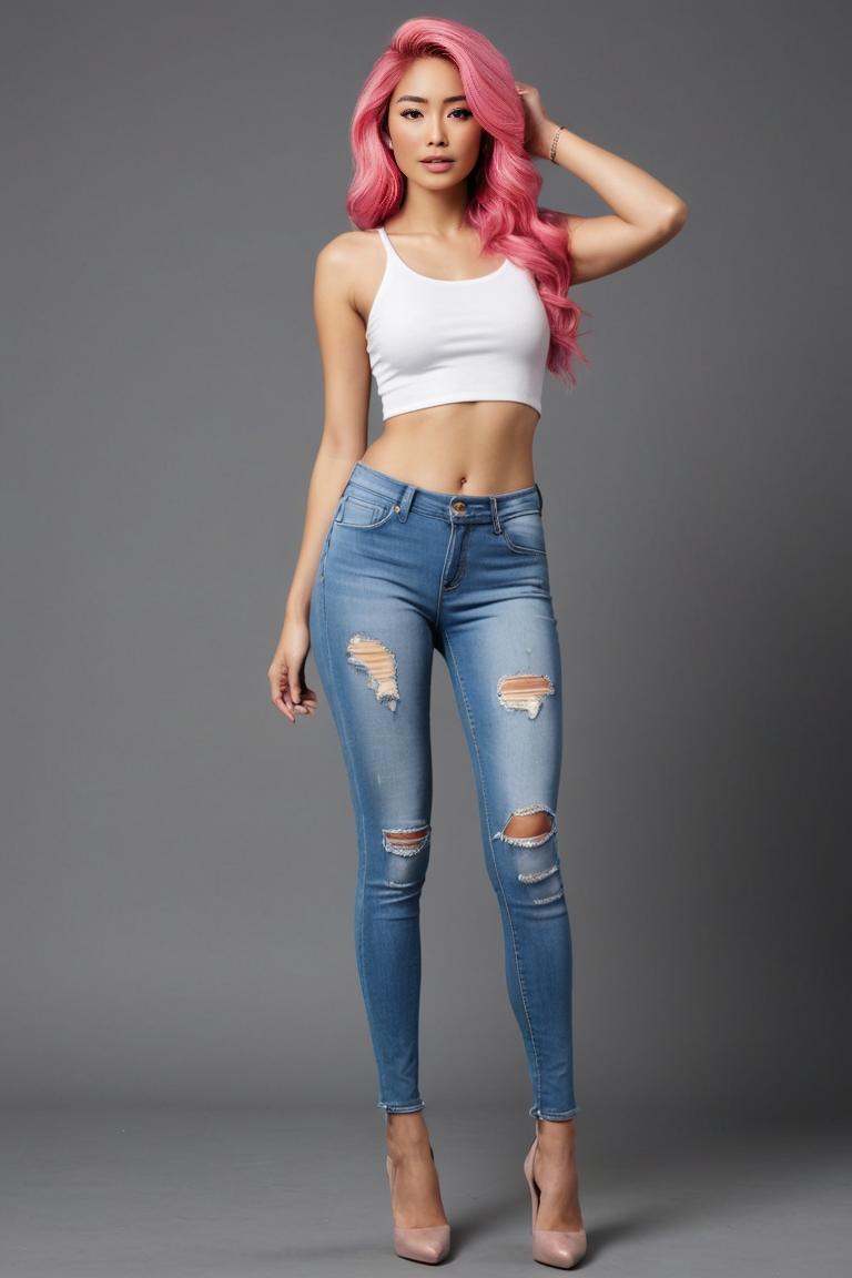 Photify AI prompt preview for Women Jeans pack - 240 - 2025-04-26T20:59:41.865Z