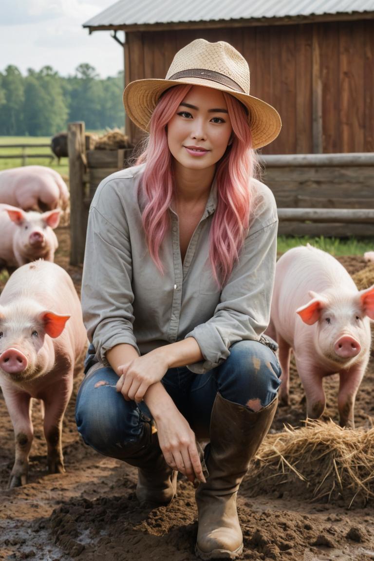 Photify AI prompt preview for Pig Fence pack - 240 - 2025-04-30T17:37:55.948Z
