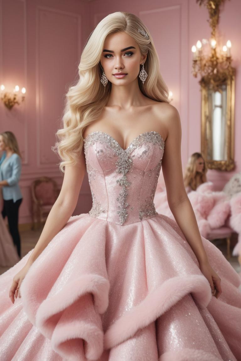 Photify AI prompt preview for Barbie Style pack - 240 - 2025-05-09T06:37:30.308Z