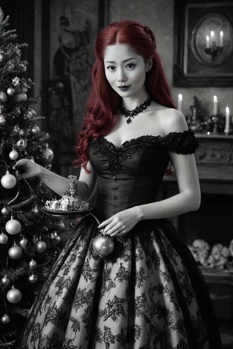 Photify AI prompt preview for Merry Macabre Christmas pack - 240 - 2025-04-28T09:34:01.328Z